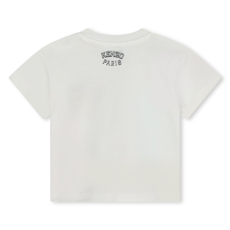 T-shirt pressionné en coton KENZO KIDS 
                    FILLE