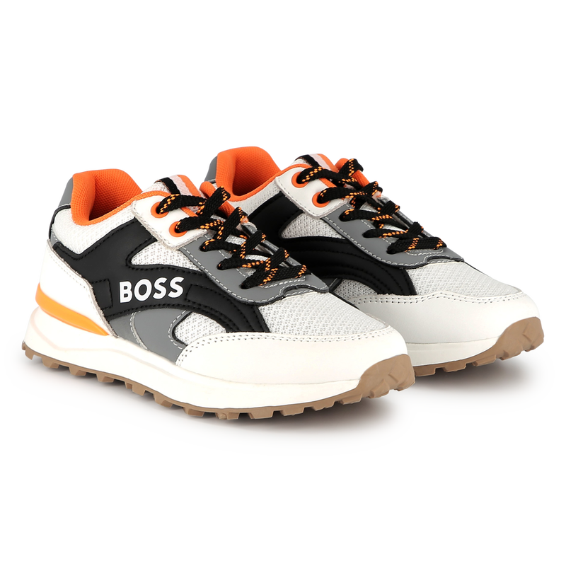Baskets lacées détails colorés BOSS 
                    GARCON