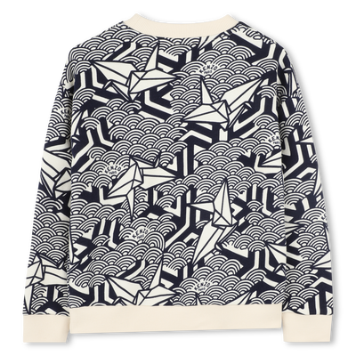 Sweat-shirt molletonné coton KENZO KIDS UNISEXE