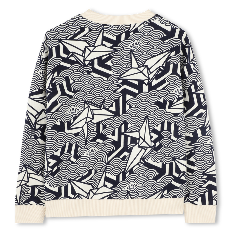 Sweat-shirt molletonné coton KENZO KIDS 
                    UNISEXE