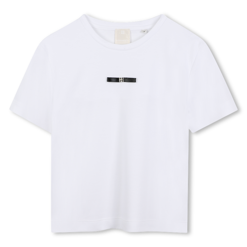 T-shirt à noeud en satin GIVENCHY 
                    FILLE