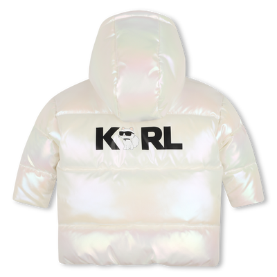 Doudoune &agrave; capuche KARL LAGERFELD KIDS FILLE