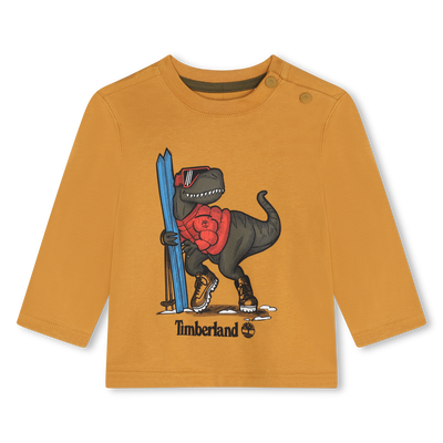 T-shirt avec imprim&eacute; plac&eacute; TIMBERLAND GARCON