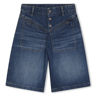 Short en denim coton CHLOE FILLE
