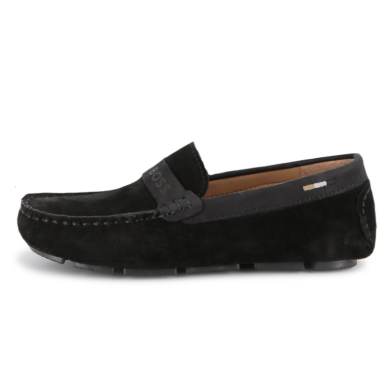Mocassins en cuir de vachette BOSS 
                        GARCON