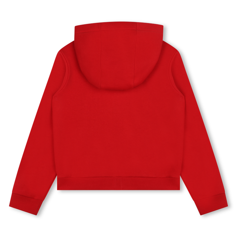 Sweat-shirt zipp&eacute; &agrave; capuche Hugo 
                        FILLE