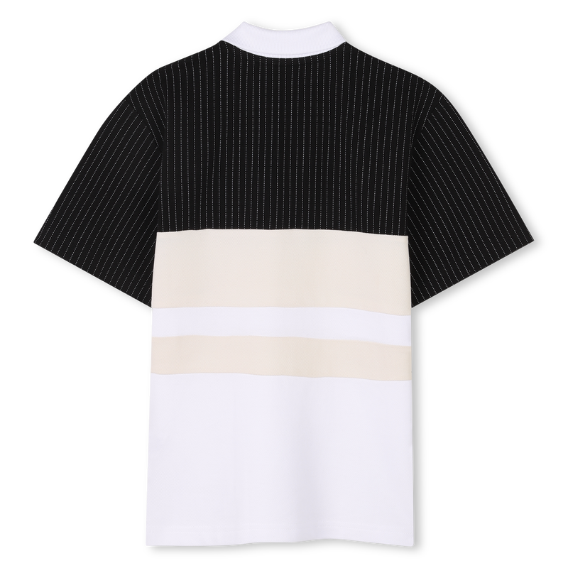 Polo avec découpes contrastées BOSS 
                    GARCON