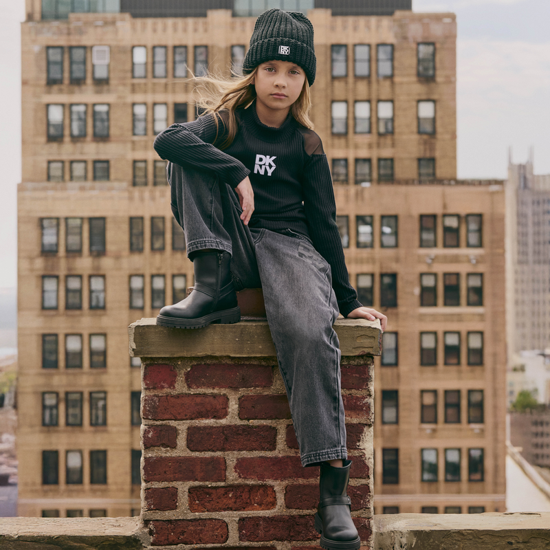 Pantalon en denim coton DKNY 
                        UNISEXE