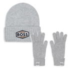 Ensemble bonnet et gants, GRIS CHINE, hi-res