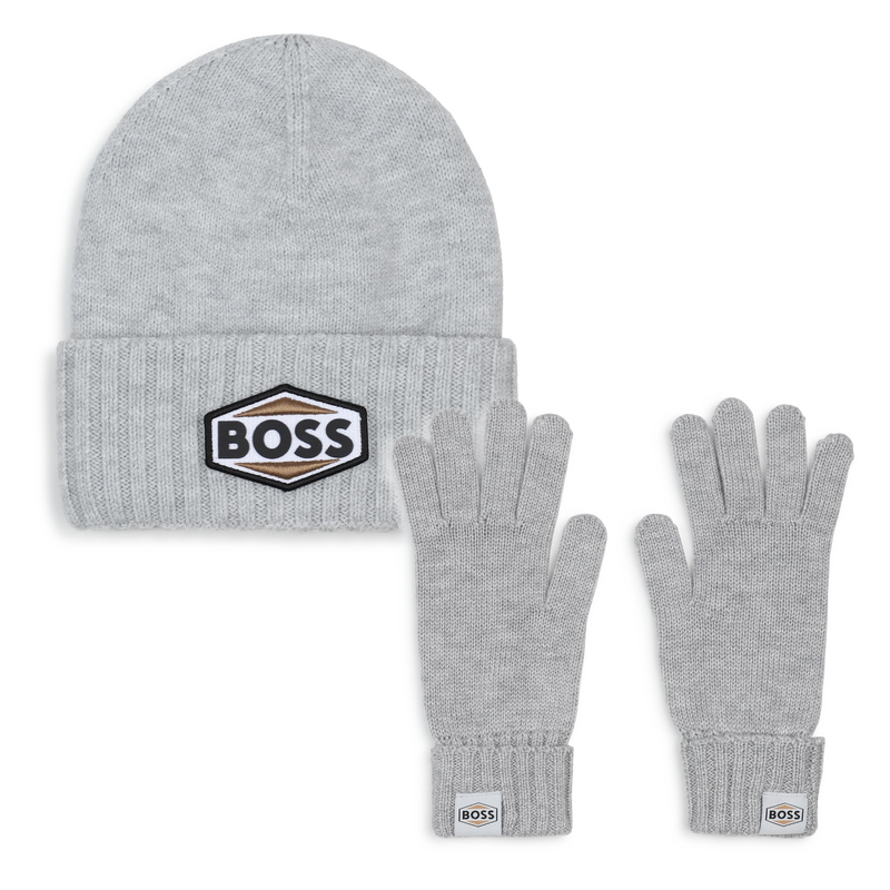 Ensemble bonnet et gants BOSS 
                        GARCON