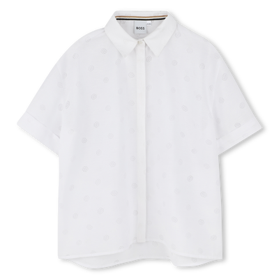 Chemise &agrave; manches courtes BOSS FILLE
