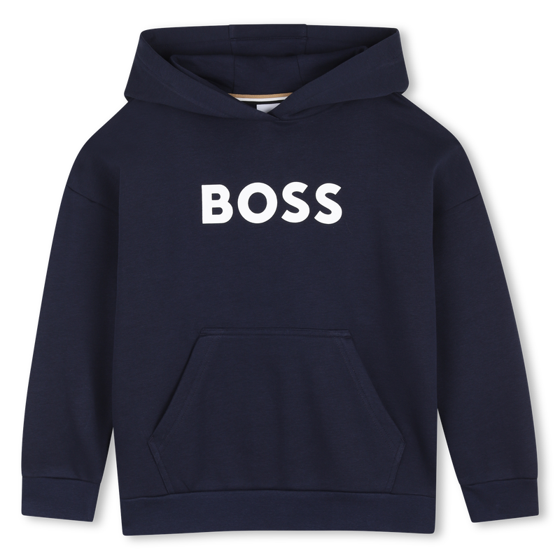 Sweat-shirt-shirt &agrave; capuche BOSS 
                        GARCON