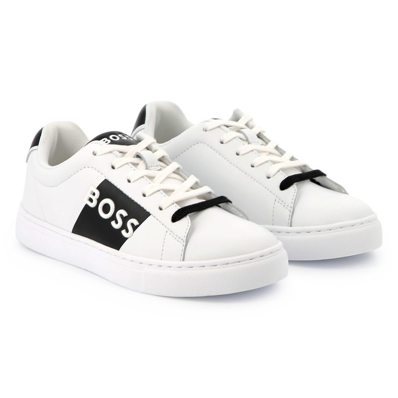 Baskets lacées en cuir BOSS 
                    GARCON