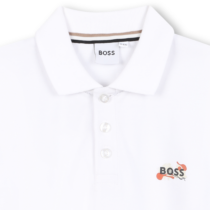 POLO MANCHES COURTES BOSS 
                    GARCON