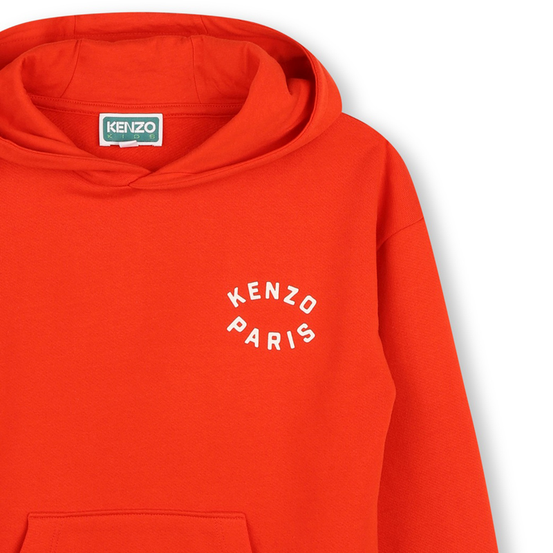 Robe molletonnée à capuche KENZO KIDS 
                    FILLE