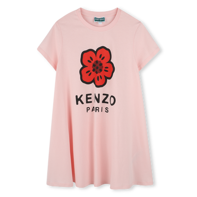 Robe ample avec imprim&eacute; KENZO KIDS FILLE