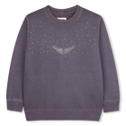 Sweat long illustration contrast&eacute;e ZADIG VOLTAIRE 
                    FILLE