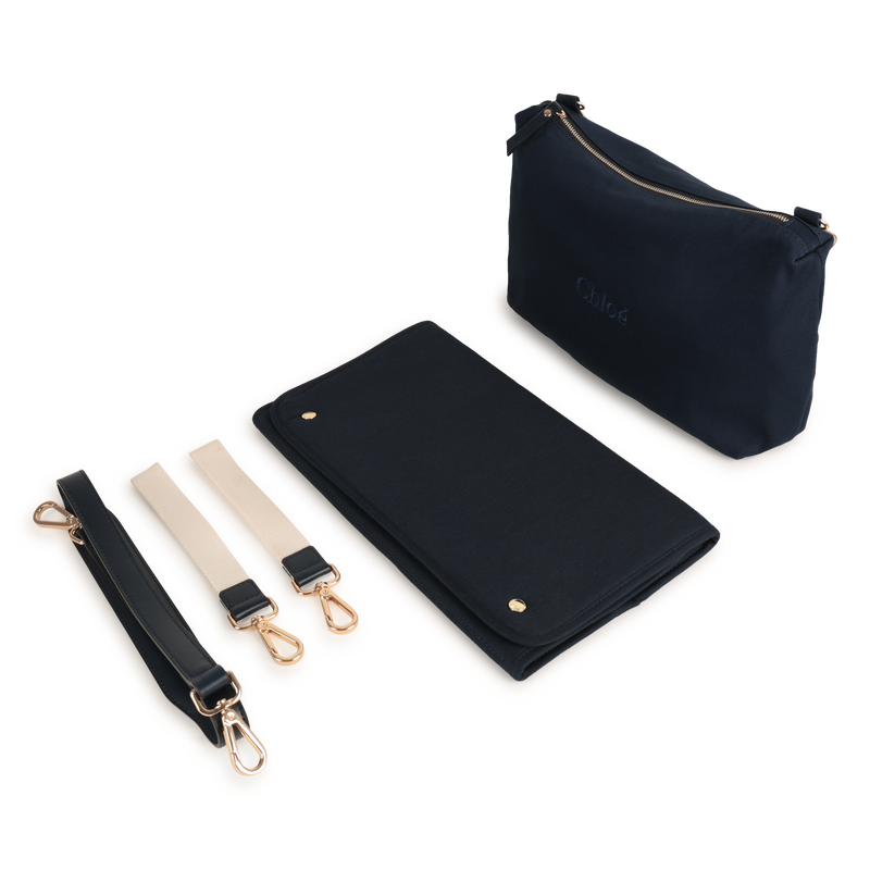 Sac à langer bi-matière CHLOE 
                        FILLE