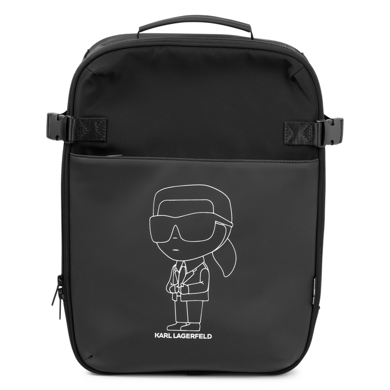 Sac à dos avec imprimé KARL KARL LAGERFELD KIDS 
                    GARCON