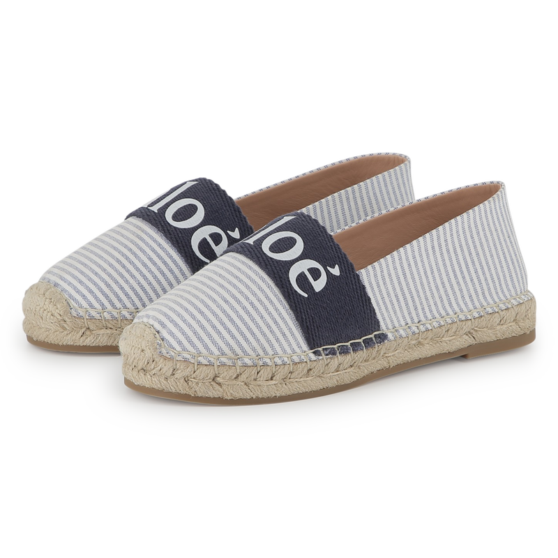 Espadrilles en toile rayée CHLOE 
                    FILLE