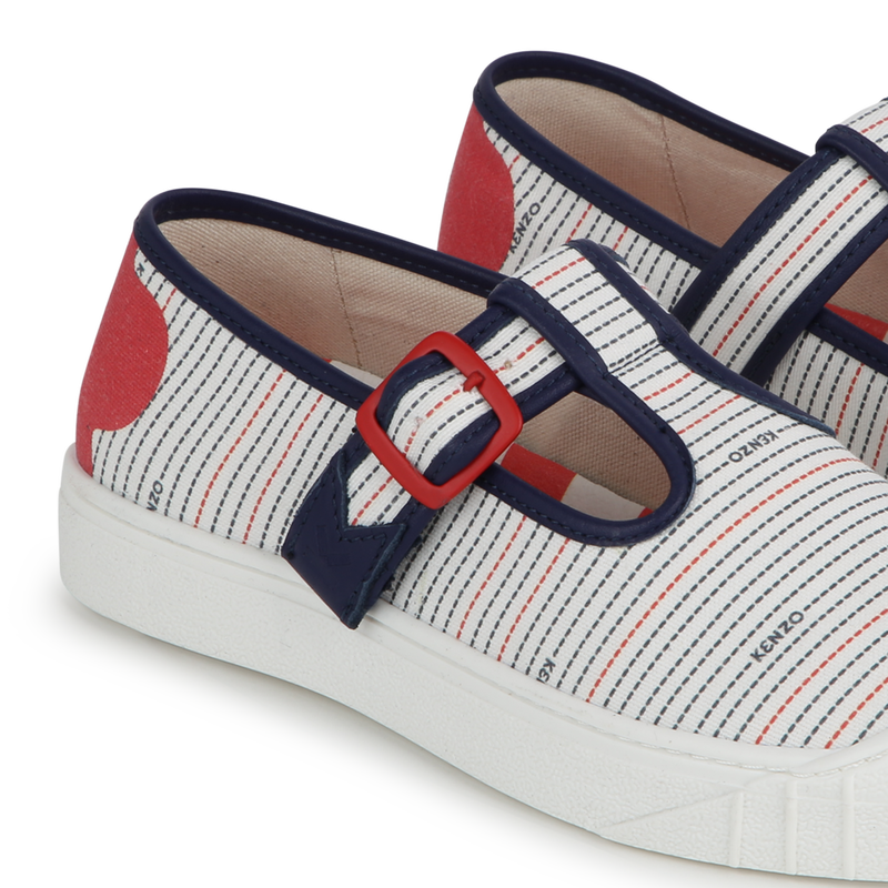 Baskets à boucles en toile KENZO KIDS 
                    UNISEXE