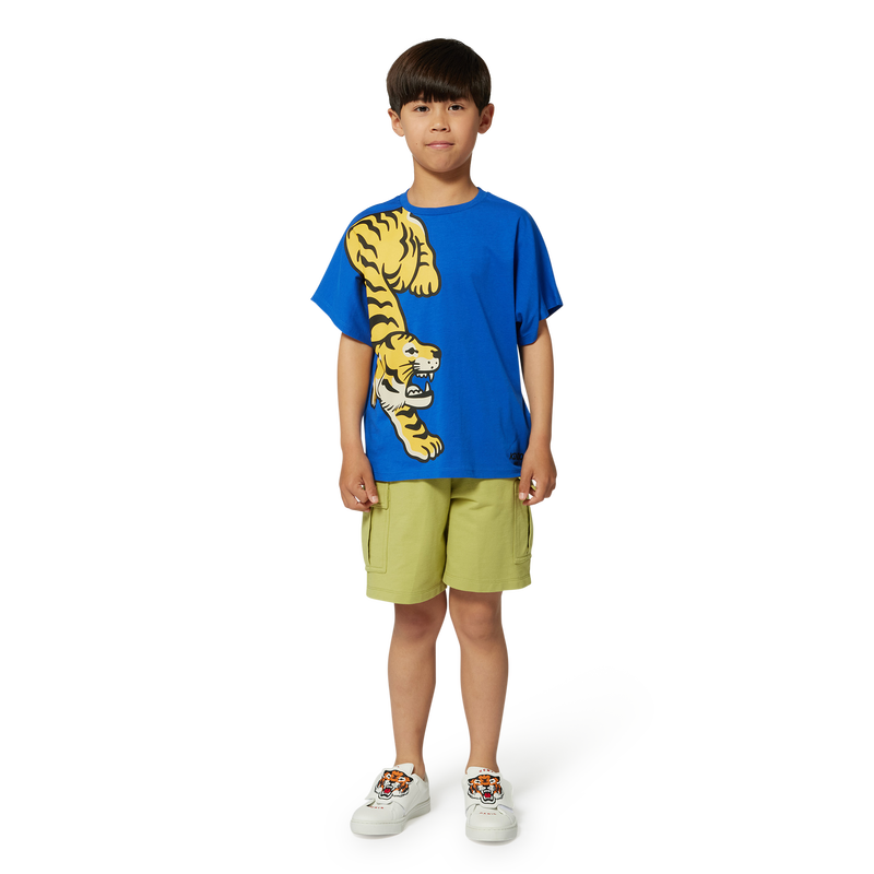 T-shirt imprimé en coton KENZO KIDS 
                    GARCON