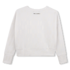 Sweat-shirt-shirt &agrave; manche longue KARL LAGERFELD KIDS 
                    FILLE