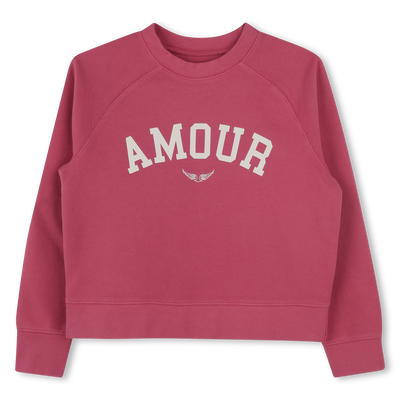 Sweat-shirt en molleton ZADIG & VOLTAIRE FILLE