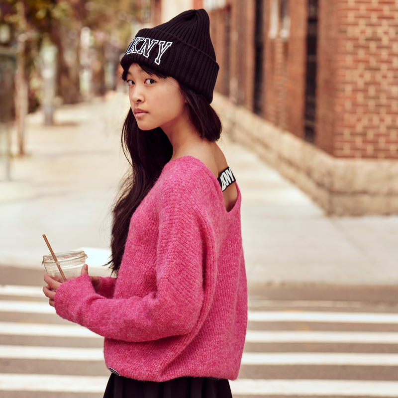 Pull en tricot DKNY 
                    FILLE