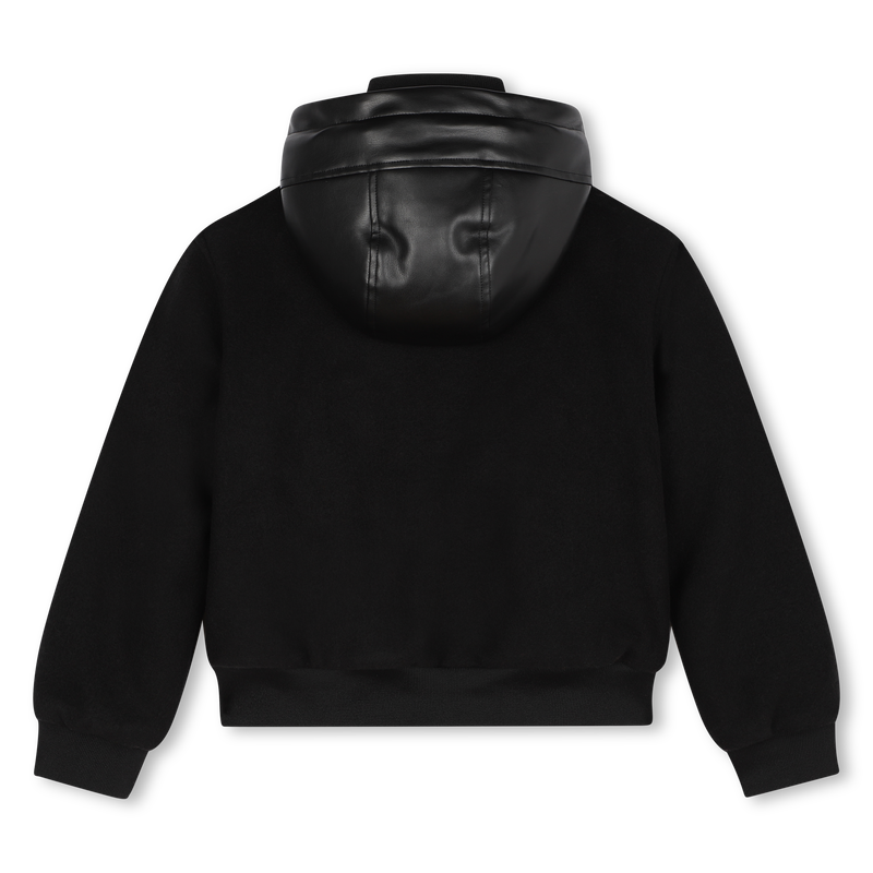 Blouson à capuche bimatière KARL LAGERFELD KIDS 
                    GARCON