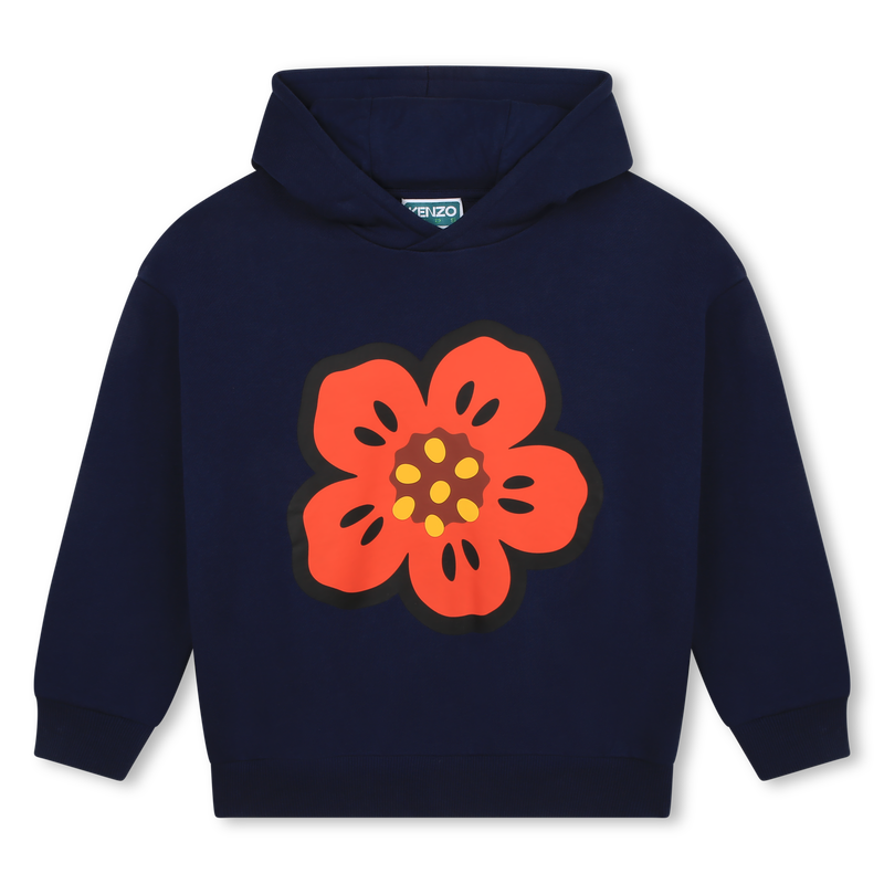 Sweat-shirt en coton à capuche KENZO KIDS 
                    GARCON
