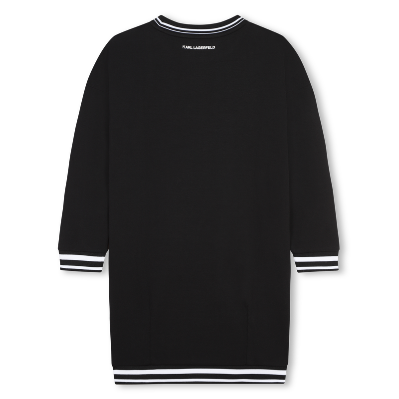 Robe droite bicolore KARL LAGERFELD KIDS 
                    FILLE
