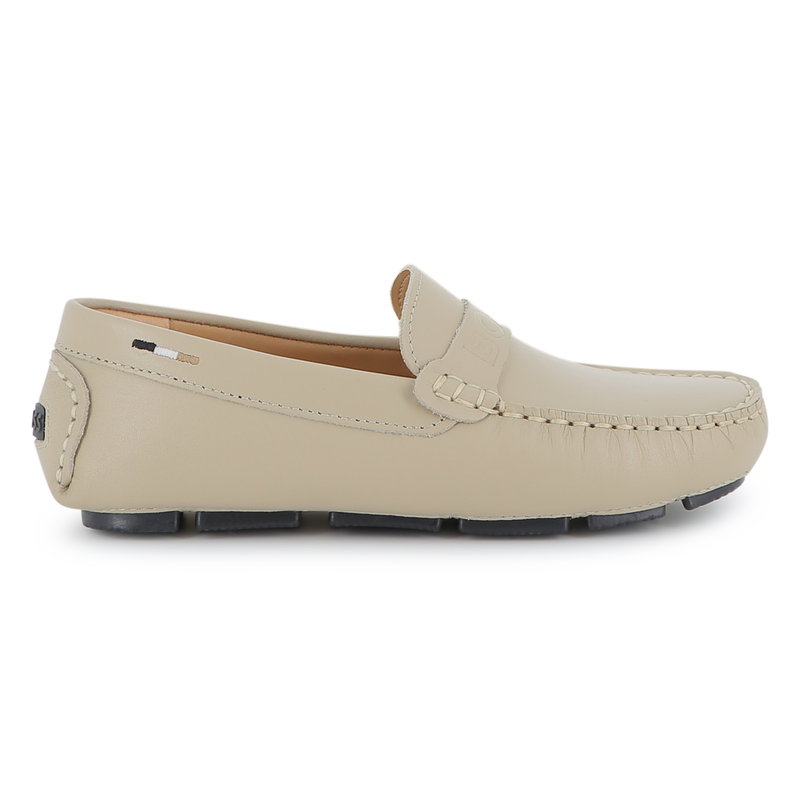 Mocassins en cuir de vachette BOSS 
                    GARCON