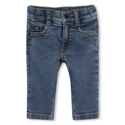 JEAN AVEC RIVETS &Agrave; L'ARRI&Egrave;RE BOSS GARCON