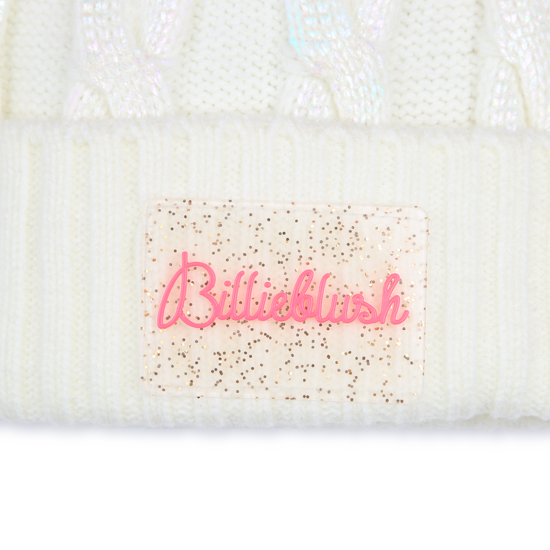 Bonnet à pompons avec torsades BILLIEBLUSH 
                    FILLE