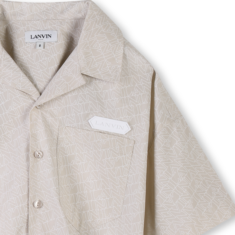 Chemise à manches courtes LANVIN 
                    GARCON