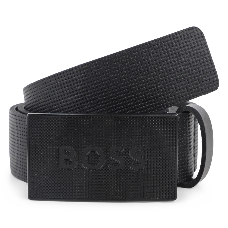 Ceinture en cuir de vachette BOSS 
                        GARCON