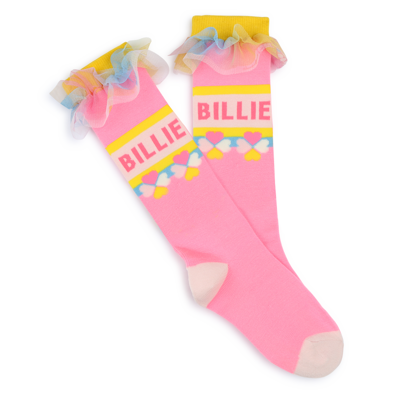 Chaussettes hautes avec volant BILLIEBLUSH 
                    FILLE