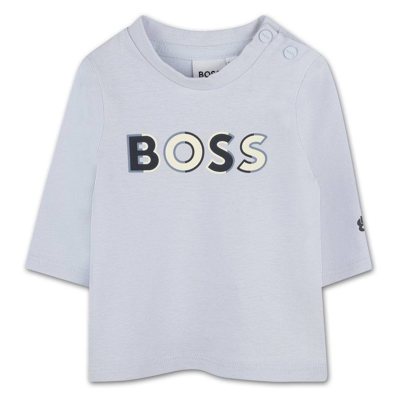 T-shirt avec imprim&eacute; sigle BOSS 
                        GARCON