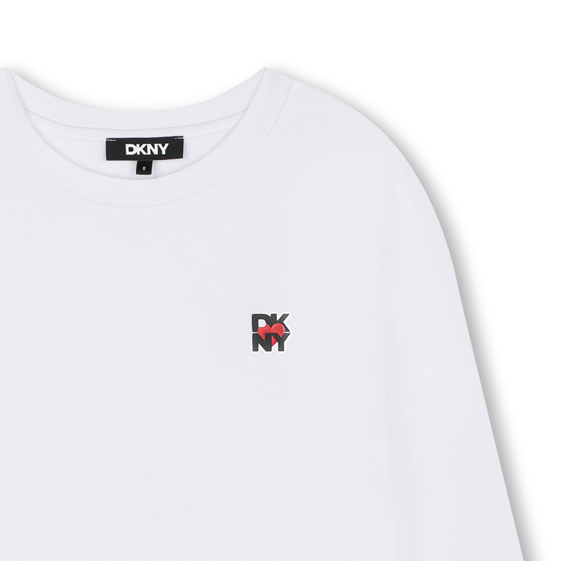 T-shirt &agrave; manches longues DKNY 
                        FILLE