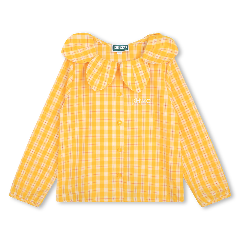 Chemisier col fantaisie coton KENZO KIDS 
                    FILLE