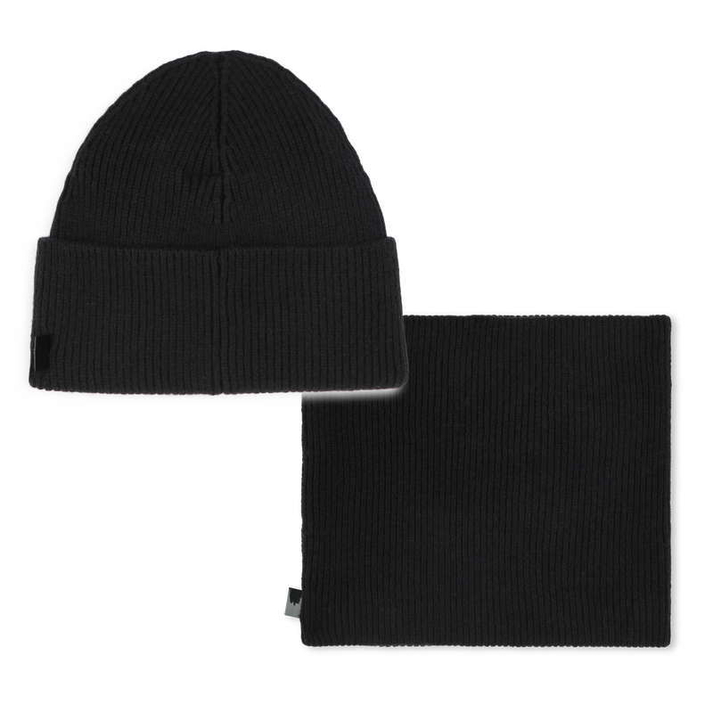 Ensemble bonnet et tour de cou KARL LAGERFELD KIDS 
                    GARCON