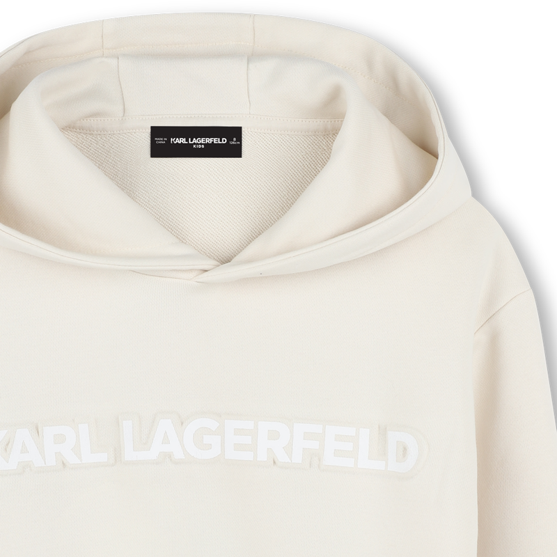 Sweat-shirt &agrave; capuche KARL LAGERFELD KIDS 
                        GARCON