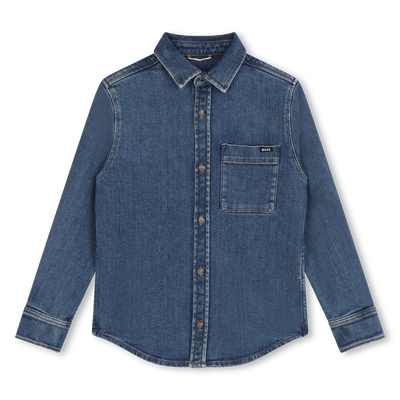 Chemise boutonnée en jean BOSS GARCON