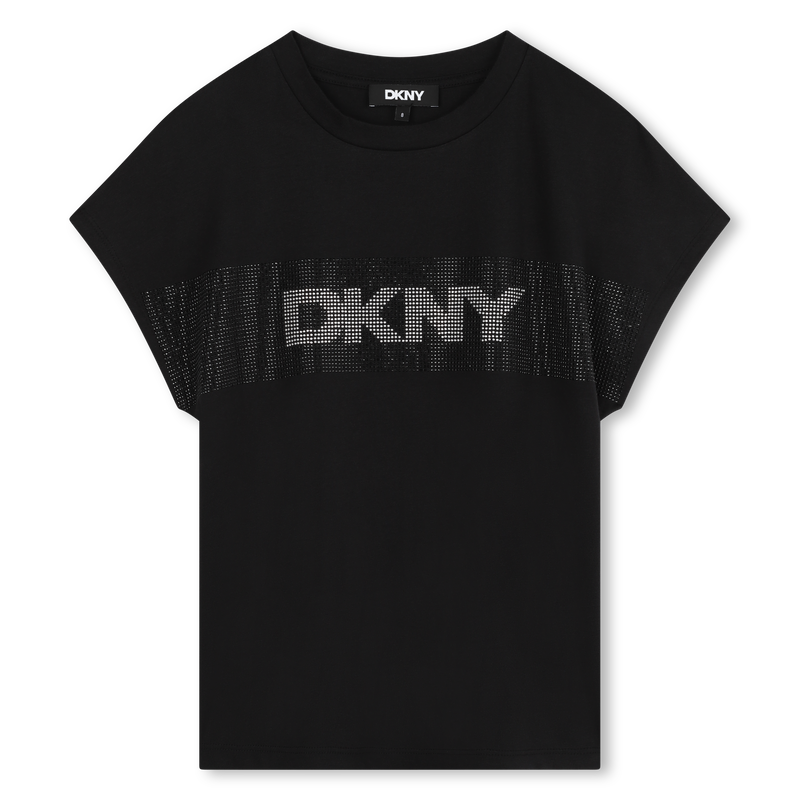T-shirt &agrave; manches courtes DKNY 
                        FILLE