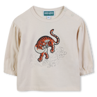 T-shirt &agrave; manches longues KENZO KIDS 
                    FILLE