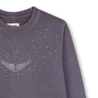 Sweat long illustration contrast&eacute;e ZADIG VOLTAIRE 
                    FILLE