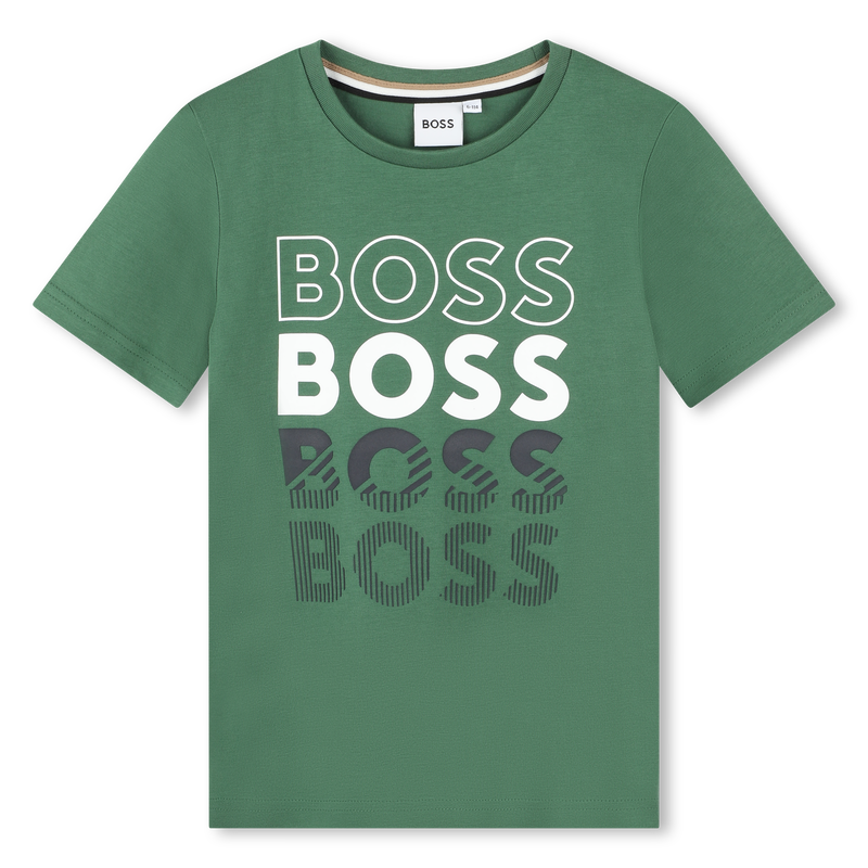 T-shirt à col rond BOSS 
                    GARCON