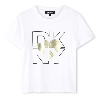 T-shirt à manches courtes DKNY FILLE