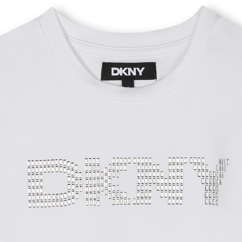 T-shirt &agrave; manches courtes DKNY 
                        FILLE